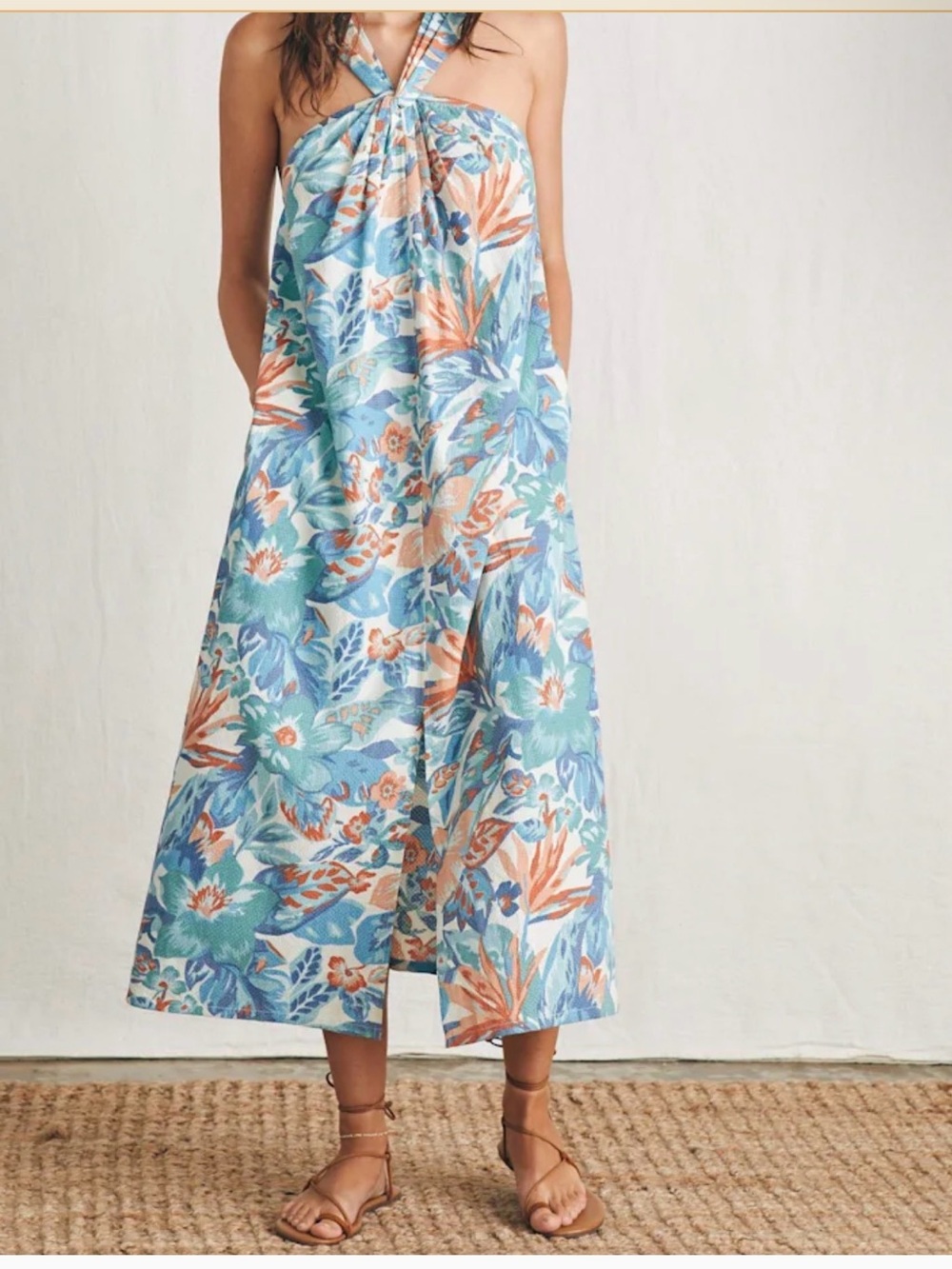 Faherty Bay Twist dress M